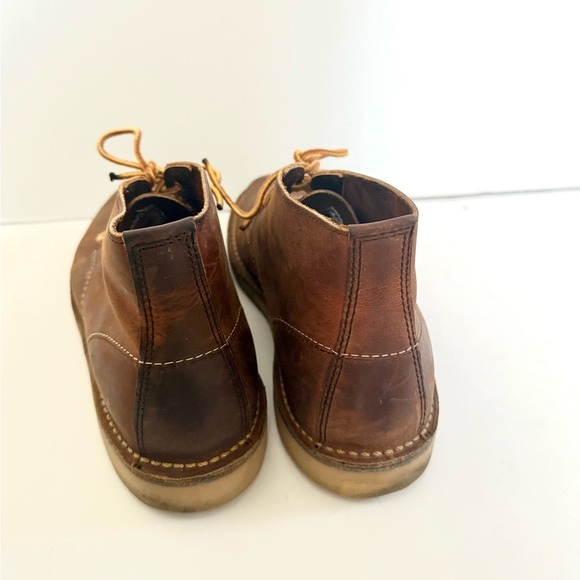 Red Wing 3322 Weekender Chukka Work Boots Leather Size 8 Copper - Picture 6 of 11